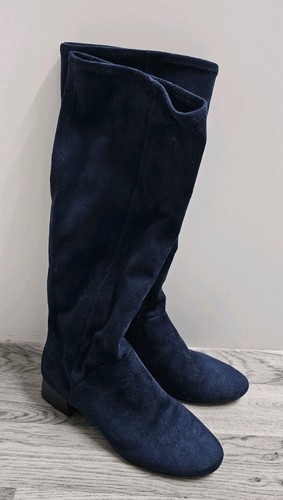 Boden ladies blue suede - blue, style