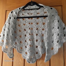 Handmade  Capelet /Shawl/ Wrap  Size  M / Casual / Day / Evening Party Wear. 