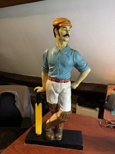 Rare MCC Cricket Batsman Sculpture Ornament
