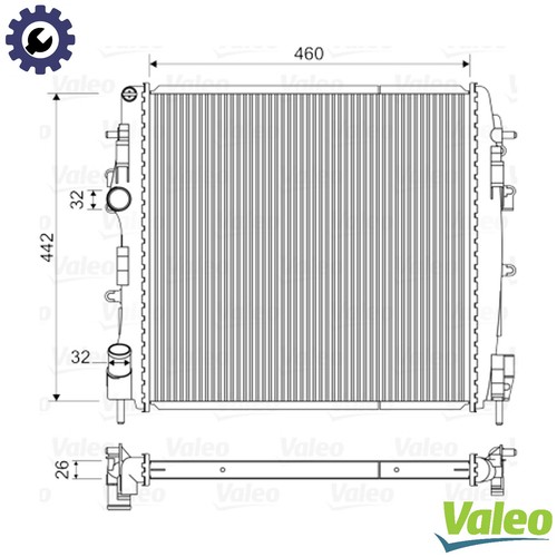 Radiator engine cooling 734922 - radiator,