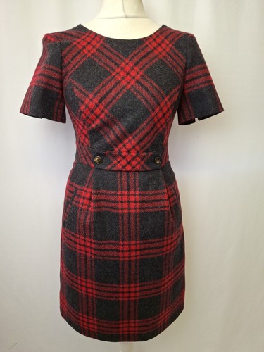 Hobbs 100 wool red - red, grey
