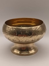 Vintage Etched Solid Brass