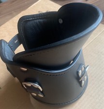 Genuine Real Leather Padded Bondage Bdsm Posture Heavy duty Neck Collar