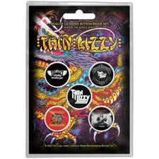 THIN LIZZY CHINATOWN 5 BUTTON
