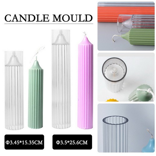 Long pole candle mold - candle, plastic