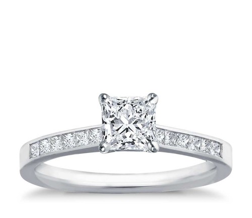 18carat white gold princess - 18carat,
