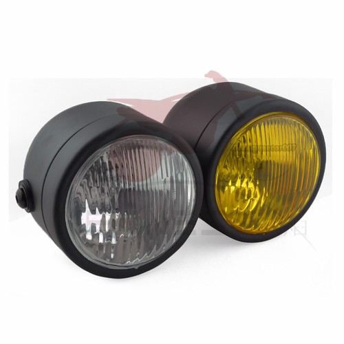 Twin headlight motorcycle - headlight,