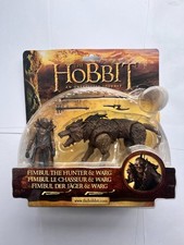 THE HOBBIT AN UNEXPECTED JOURNEY SERIES FIMBUL THE HUNTER & WARG TOY FIGURE SET