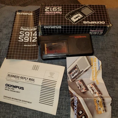 Olympus pearlcorder s912 micro - olympus,