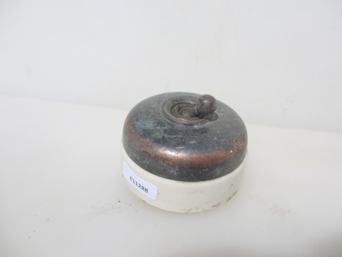 Large antique brass ceramic - large,