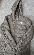 Nike Khaki Hooded Puffer