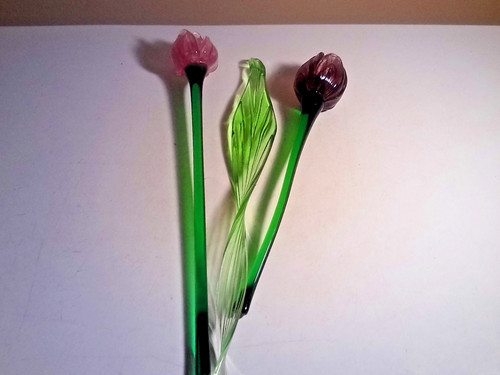 Vintage flowers rose tulip