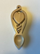 Carved Wooden Heart & Celtic