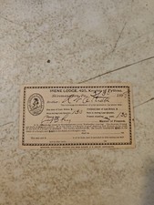  1898 Irene Lodge 425 Knights