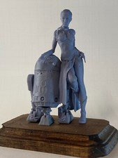 120mm Princess Leia metal bikini slave R2D2 resin statue star wars