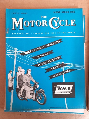 The motor cycle magazine - cycle,