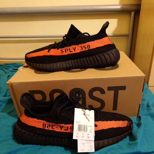 Yeezy 350 black red - 350,