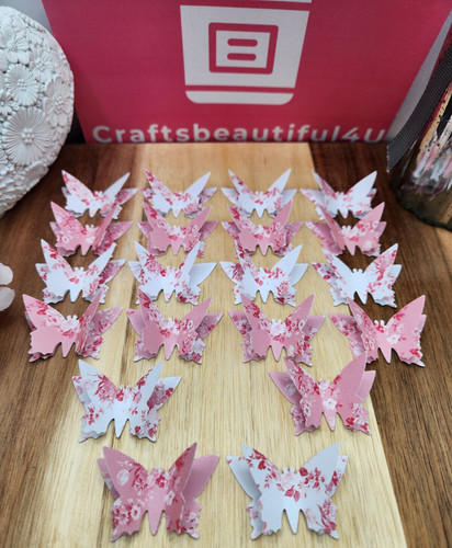 Paper butterflies 2 - 3d, 2"