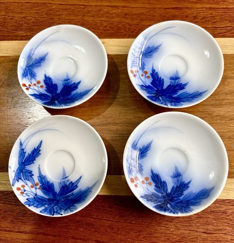 Fukagawa porcelain footers - footers, (4)