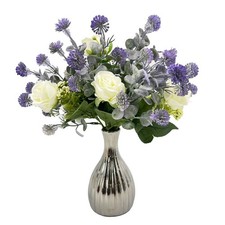 White Rose & Purple Thistle