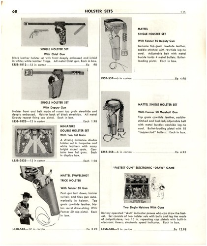 1958 paper vintage toy - ad,