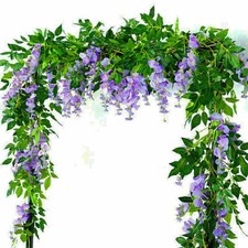 2Pcs Artificial Wisteria Vine