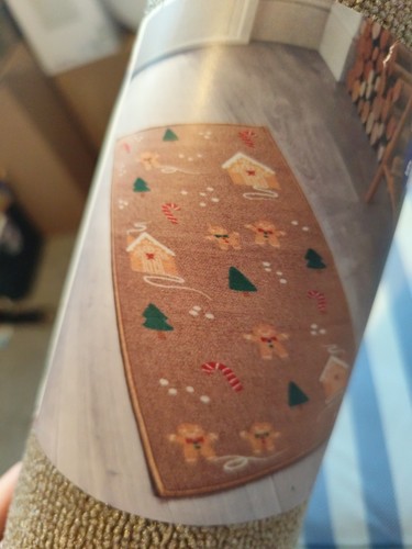Gingerbread pattern carpet - gingerbread,
