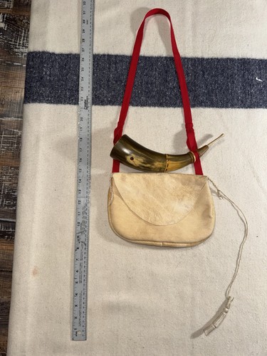 Braintan shooting pouch - braintan,