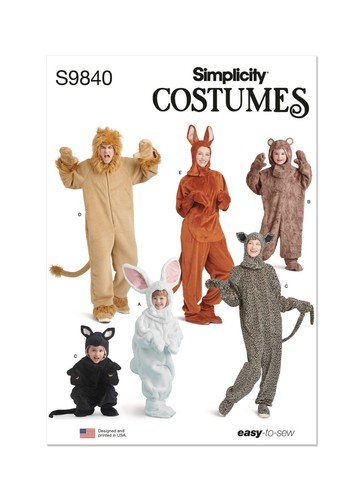 Simplicity 9840 child adults - 9840, child's