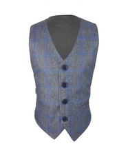 Boys Tweed Windowpane Check