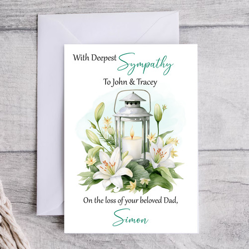 Sympathy card bereavement - card,