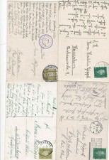 4 1930s GERMAN   POST CARDS