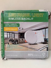 2x 36W Frameless Rimless LED Panel Light Recessed Square Ceiling Lamp 4000K   L5