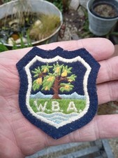 Rare Old West Bromwich Albion (WBA) Cloth Football Shirt Sew on Badge 