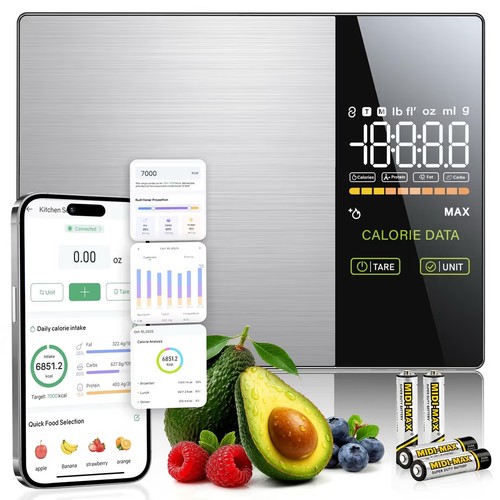 Smart food scale with - food,