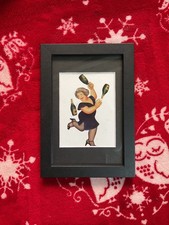 BERYL COOK  , Vintage Art Gallery Print  - Unique Gift , OOAK RARE FRAMED