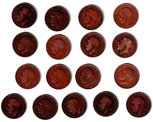 Coins king george - coins,