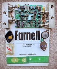 Farnell G6-40  CONTROL Board  Switch Trsns  Diodes  Spares  Manual  & Schematic