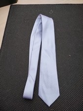 M&S Pale Blue 100% Silk Tie