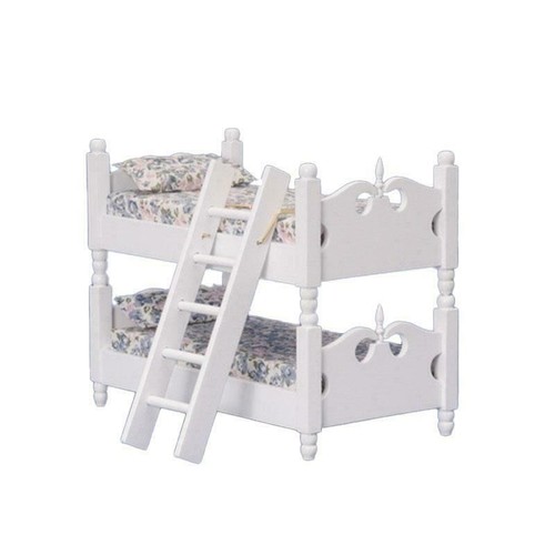 Dolls house white - white, wooden