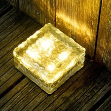 Outdoor Solar Brick Lights Ice