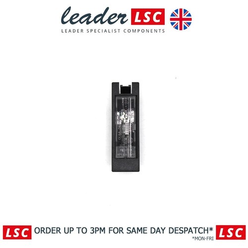 Rear number plate light with - number,