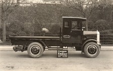 RP POSTCARD Vintage Delivery Lorry, Pawlyn Bros, Mevagissey, Cornwall - Mumford