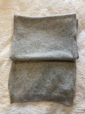 JOHN LEWIS Cashmere - A Beautiful Luxurious  Grey Cashmere Scarf - 66" x 11.5"