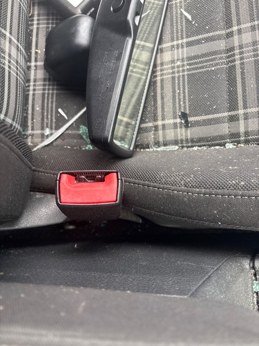 Seat belt front stalk - stalk, left