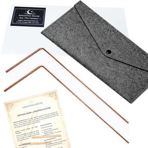 Copper dowsing rods divining - dowsing,