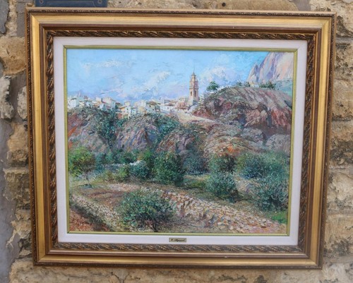 Original painting landscape - -,