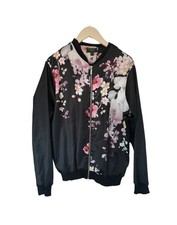 LIPSY Satin Bomber Jacket Size