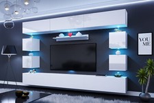 Modern White Gloss Living Room