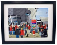 Salford. Rugby Stadium. Framed